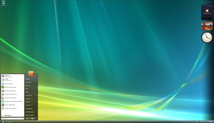 Windows Vista desktop